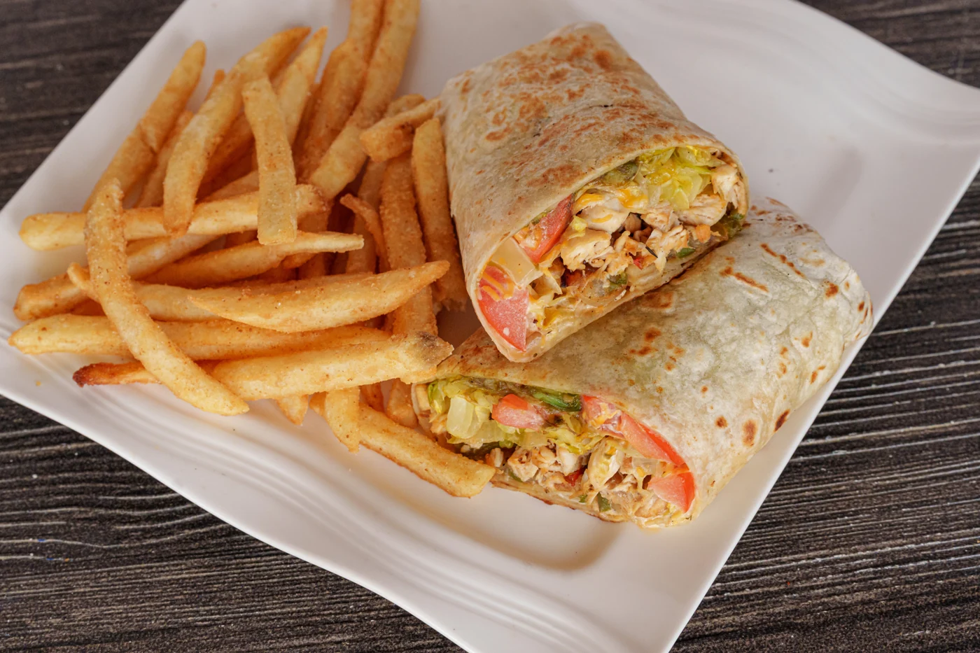 Chicken Avocado Wrap — Purple Frog restaurant photo