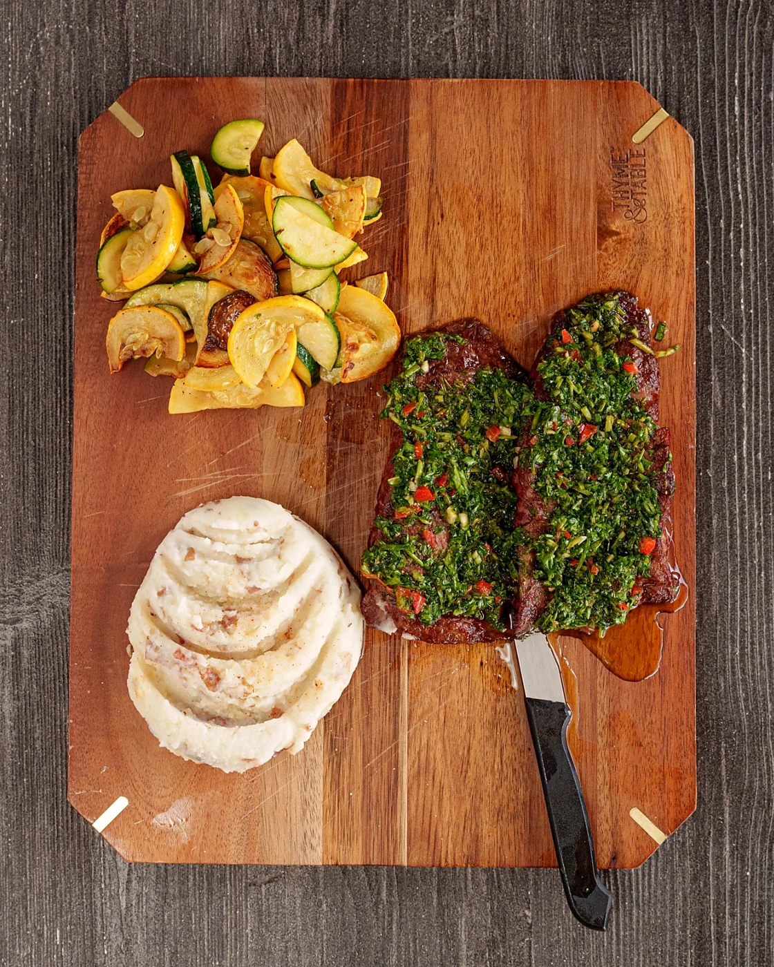 Chimichurri Steak — Purple Frog restaurant photo