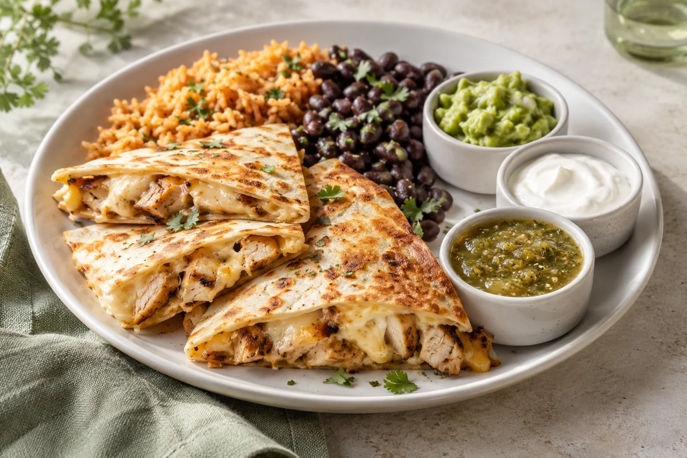Quesadilla — illustrative serving suggestion