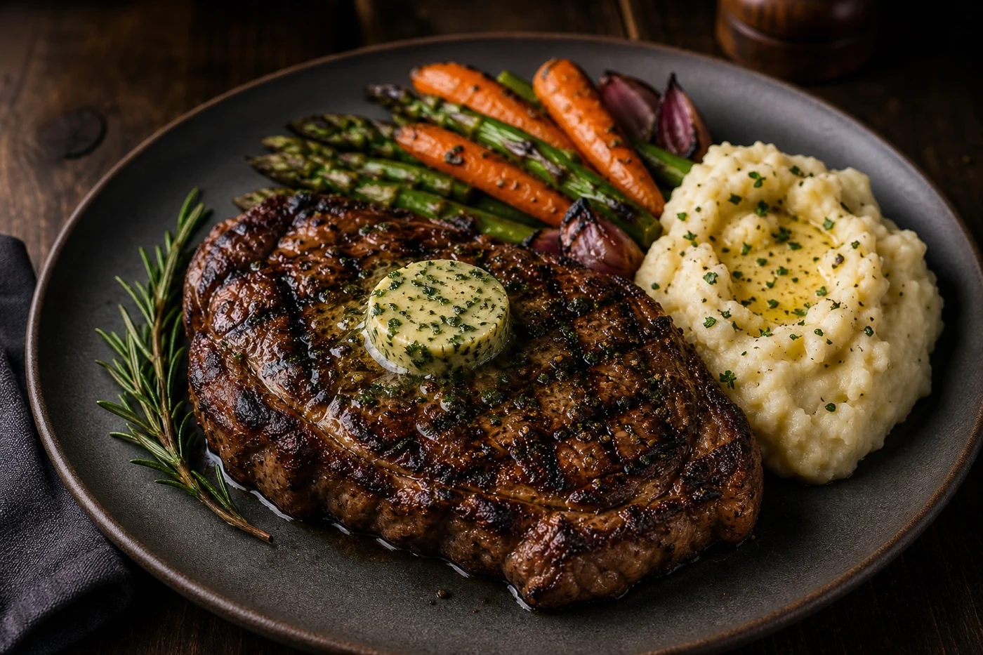 Ribeye Steak — illustrative serving suggestion