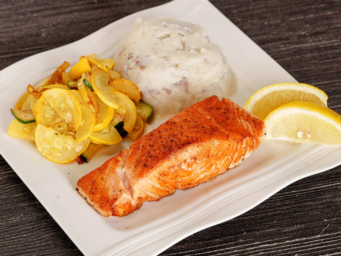 Salmon Plate — Purple Frog restaurant photo