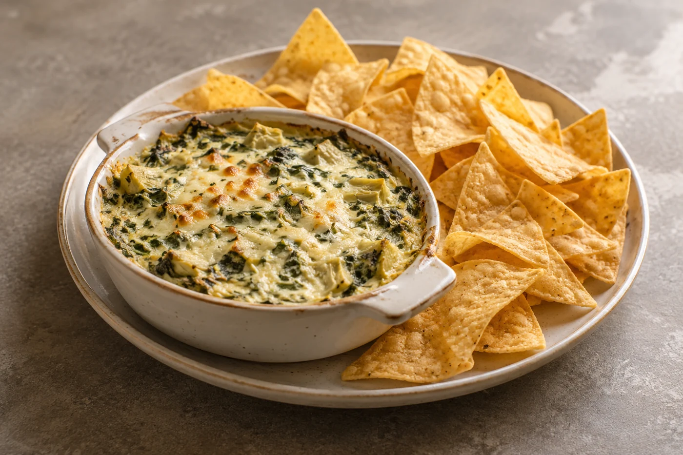 Spinach & Artichoke Dip — illustrative serving suggestion