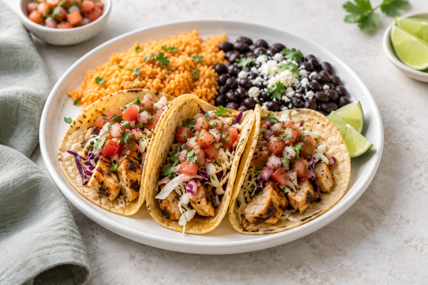 Street Tacos (3) — illustrative serving suggestion