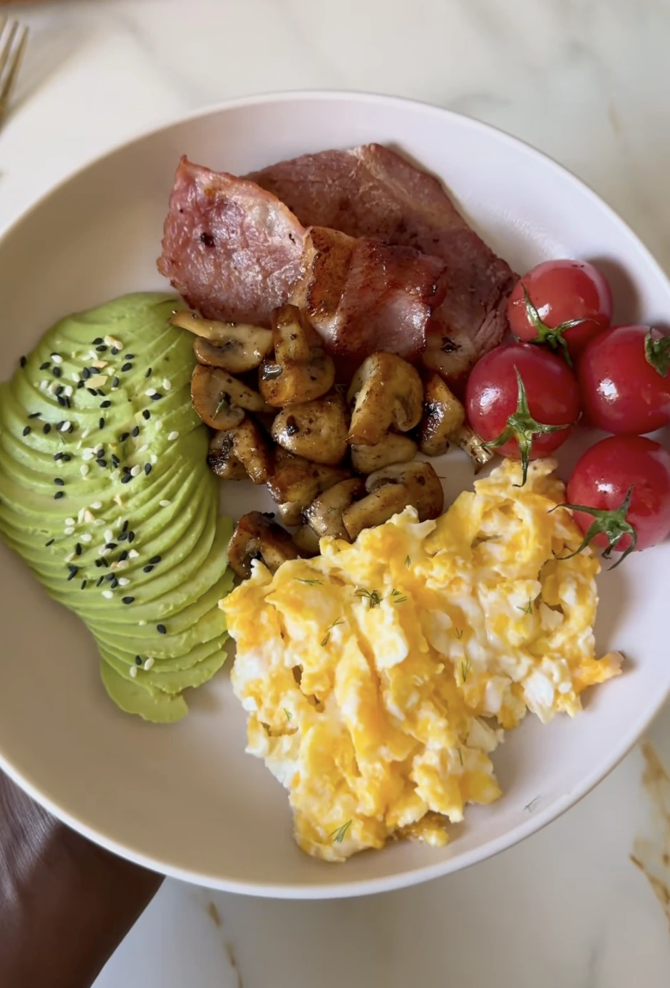 Avocado & Eggs Breakfast Plate