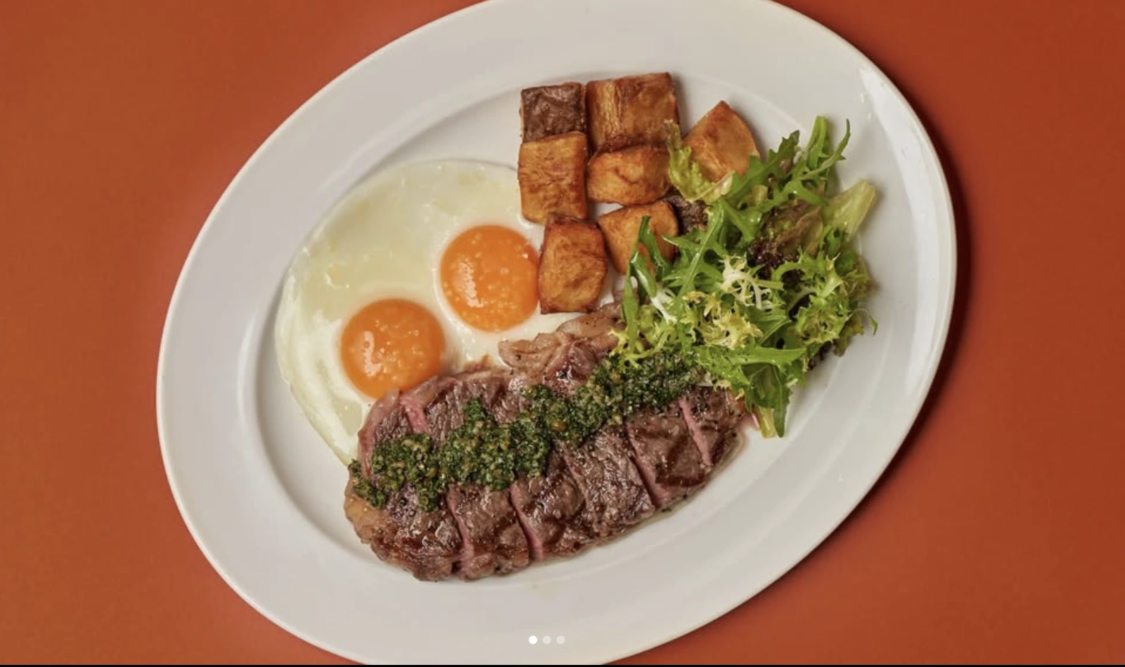 Striploin Steak & Eggs